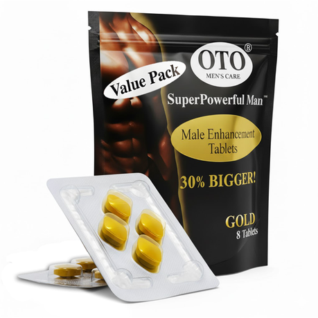 OTO GOLD MAX 8 - Original Male Enlargement & Erection Booster - 8 Tablets