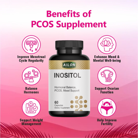 Inositol Capsules 60 Count | Hormone Balance, PCOS & Mood Support
