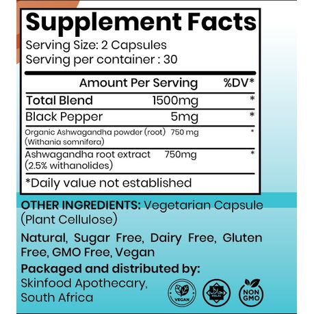 Ashwagandha 1500mg - High Potency