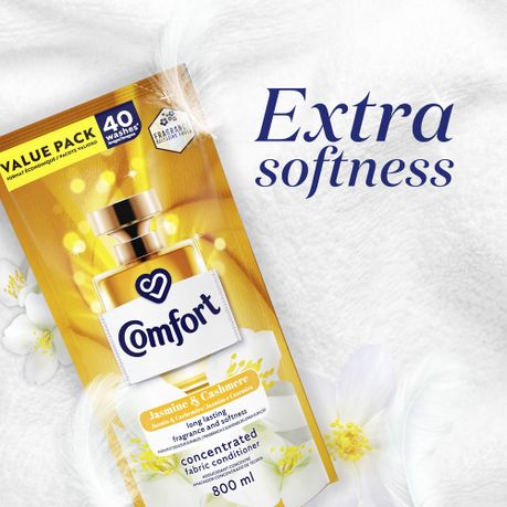 Comfort Jasmine&Cashmere Concentrated Laundry Fabric Softener Refill 800ml