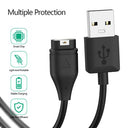 USB Charging Cable Compatible with Garmin Watch Fenix, Forerunner, Venu
