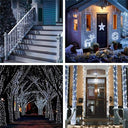 String Lights Fairy Lights Outdoor Solar -100 LED Bulbs Christmas Lights x3