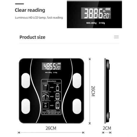 Smart Home Bathroom Digital Scales