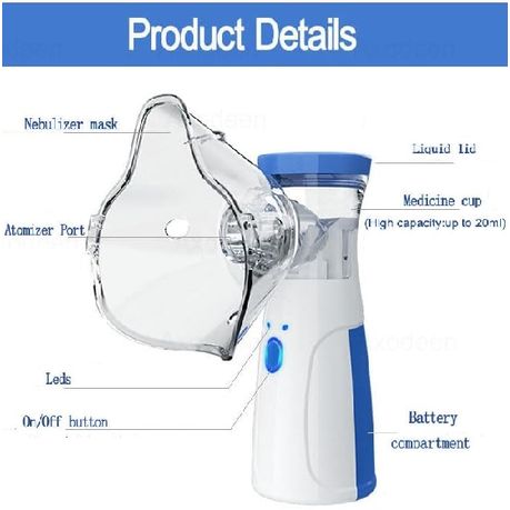 Hand Held Silent Nebulizer Innovative Mesh Technology