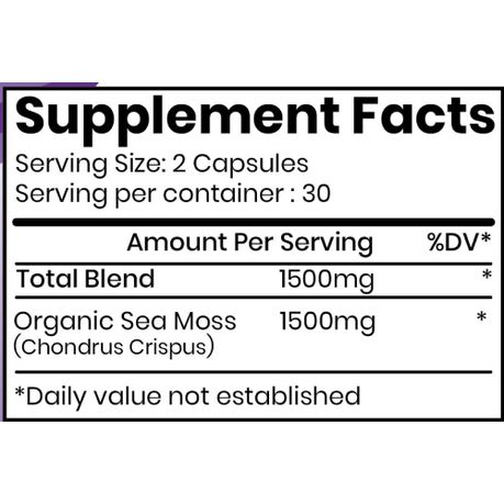 Sea Moss Organic Supplement