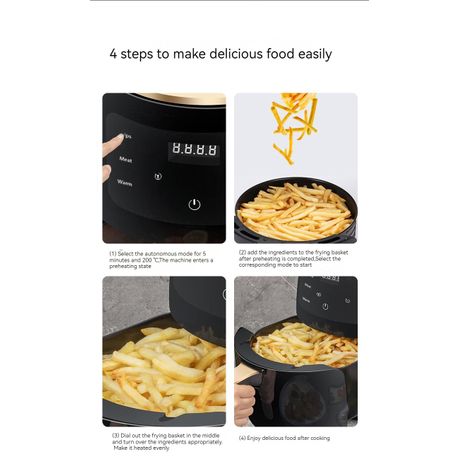 HiMost Oven 6L Air Fryer with Paper Liners