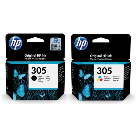 HP 305 Black and Color ink Bundle