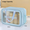 Double Layer Travel Toiletry Bag Waterproof Make Up Cosmetic Bag