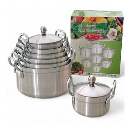 Aluminum Stainless Steel 14 piecePot