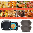 Square Silicone Air Fryer Liner 20cm - 2 Pack