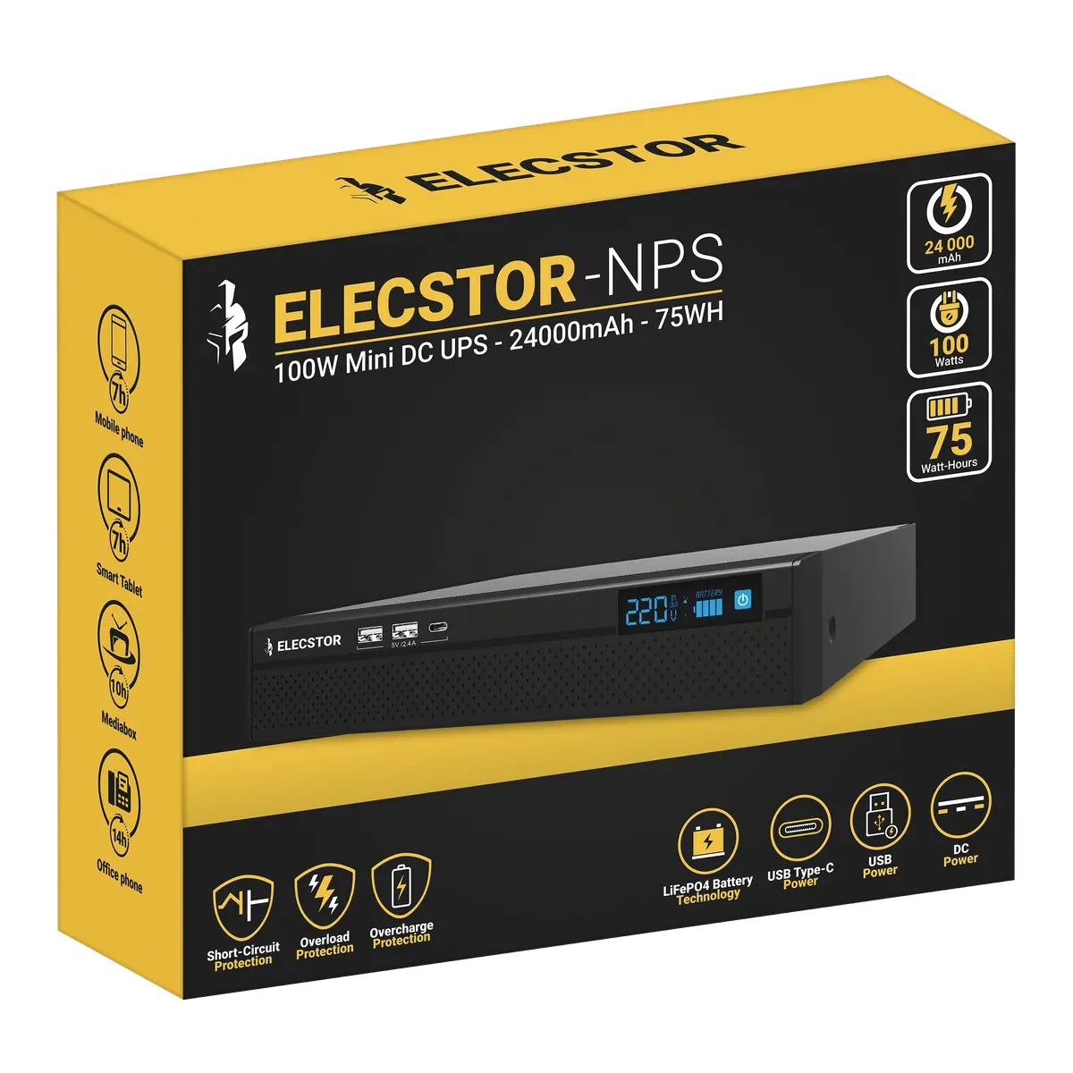 Elecstor 100W Mini UPS 24 000mAh - 75WH - image 2