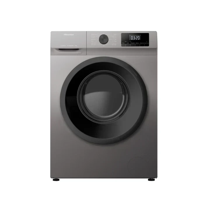 Hisense 9kg Front Load Washer Titanium Grey WFQP9012VMT - image 1